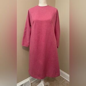 Vintage 1960s A-Line Dress Puritan “Forever Young” Rose Pink Women’s Size M